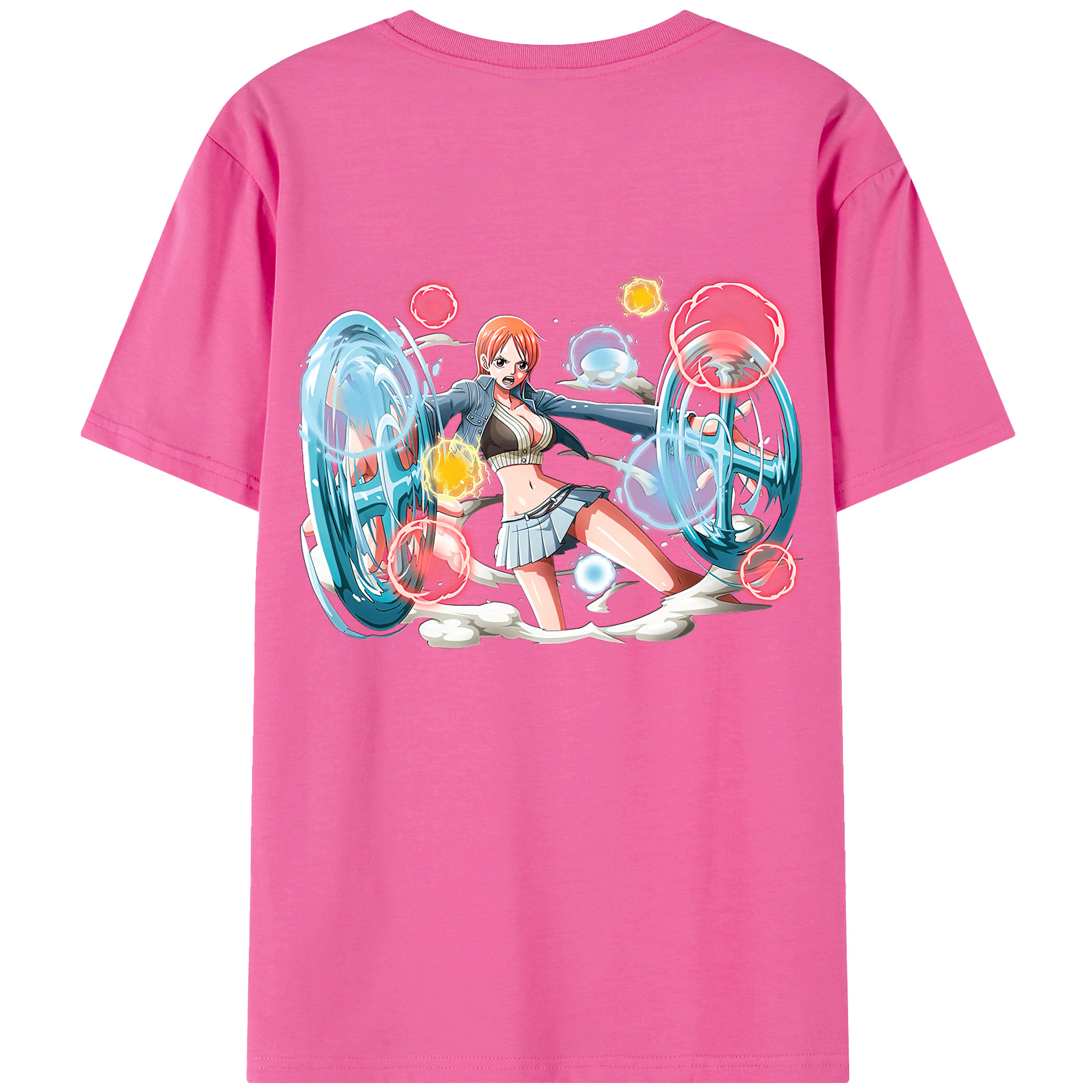 （画像用） ワンピース ナミ ONE PIECE Nami レディース半袖Tシャツ(バックプリント)